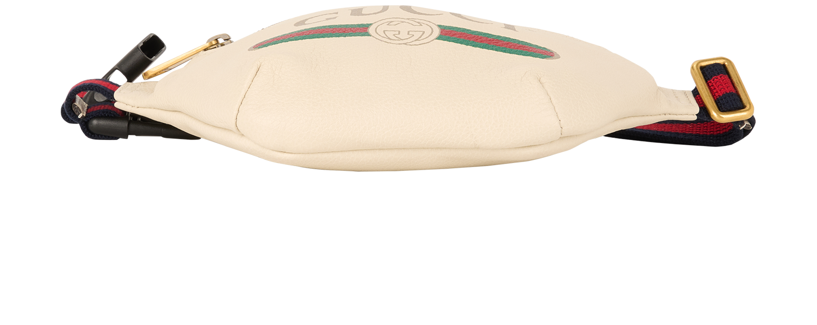 Logo Waist Bag, &pound;450, Handbags, White, Leather, Top view